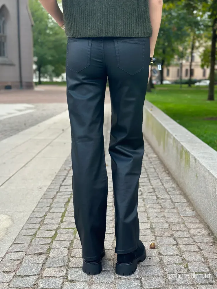 ONLY - BLUSH MID COAT STRAIGHT 15363363 - BLACK DENIM - Bild 3