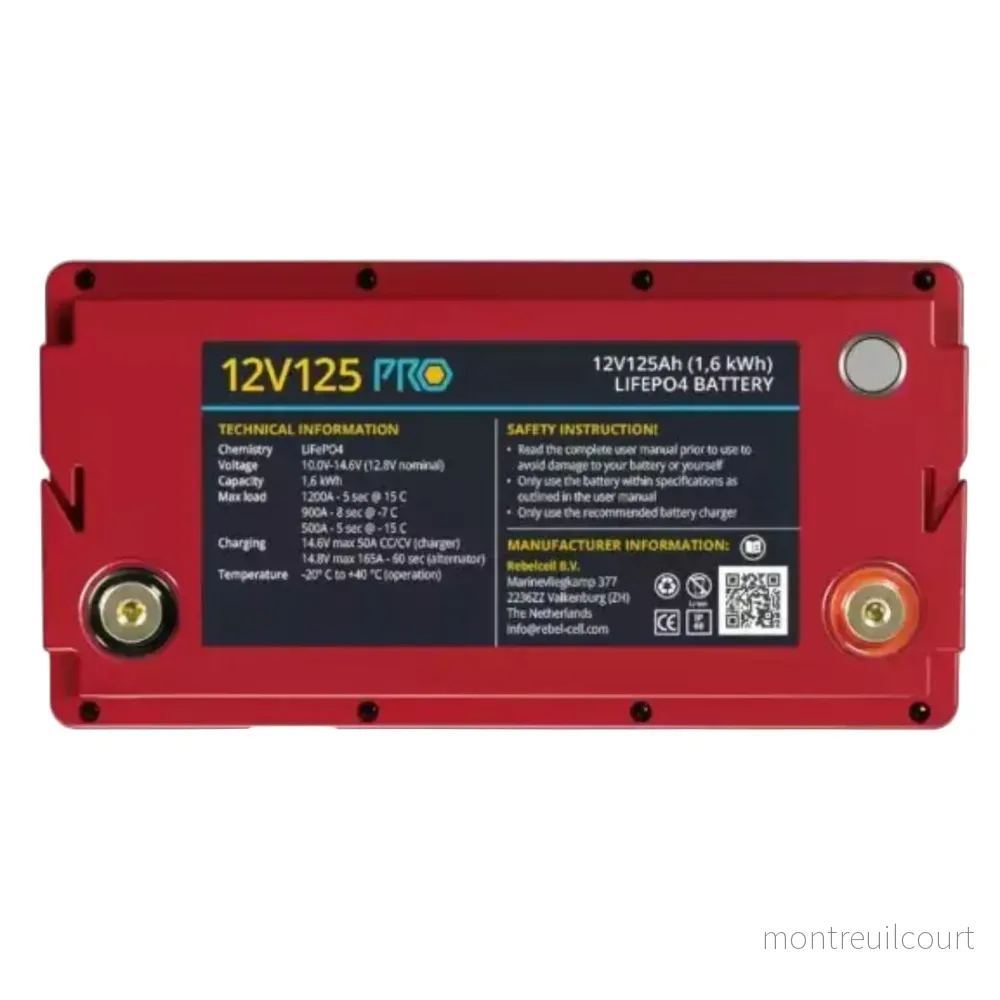Rebelcell 12V125 Pro LiFePO4 Batteri - Bild 3