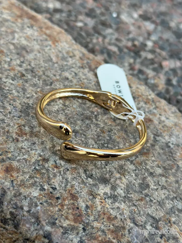 BOW19DETAILS- TWIN DROP BRACELET - GULD - Bild 2