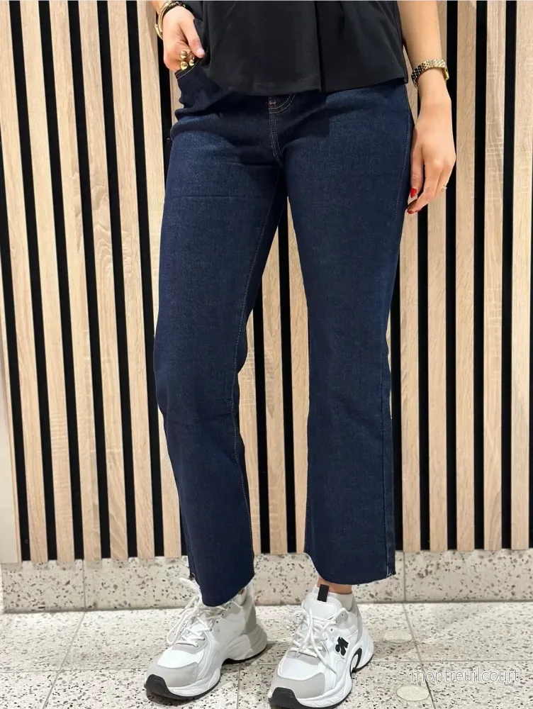 COSY HOUSE - FLARED JEANS Y6306T# - DARK BLUE DENIM - Bild 3