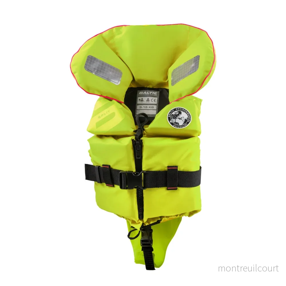 Baltic Split Front E.I Flytväst 3-15 kg Baby UV-Gul Baltic Split Front E.I Flytväst 3-15 kg Baby UV-Gul