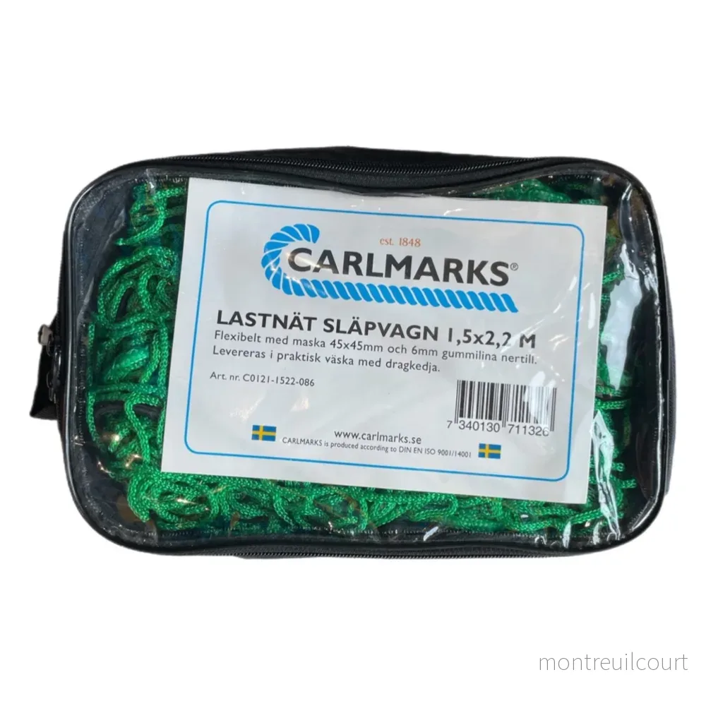 Carlmarks Lastnät till släpvagn 1,5×2,2m