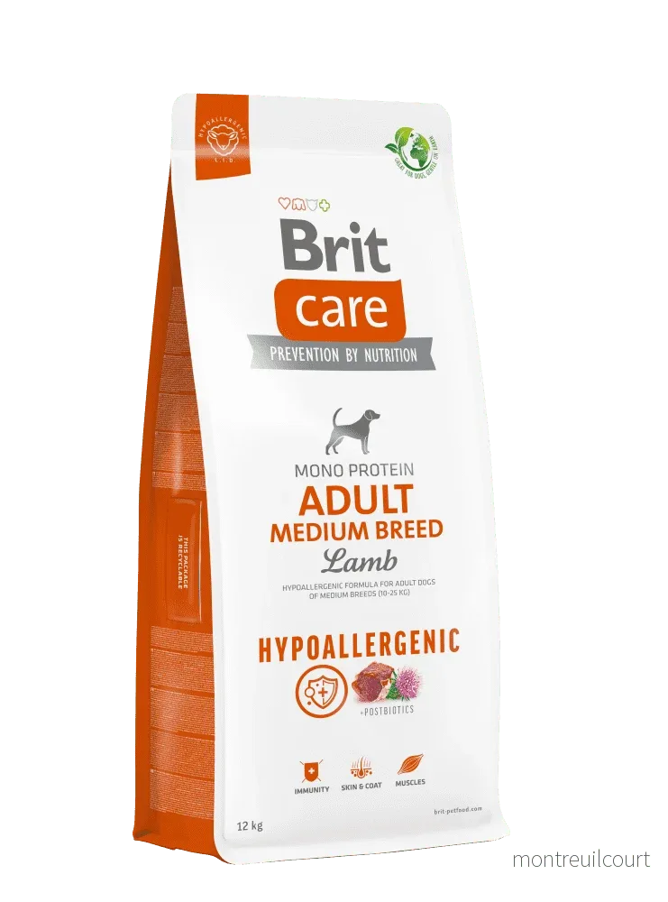 Brit Care Dog Hypoallergenic Adult Medium Breed Lam & Ris - Bild 2