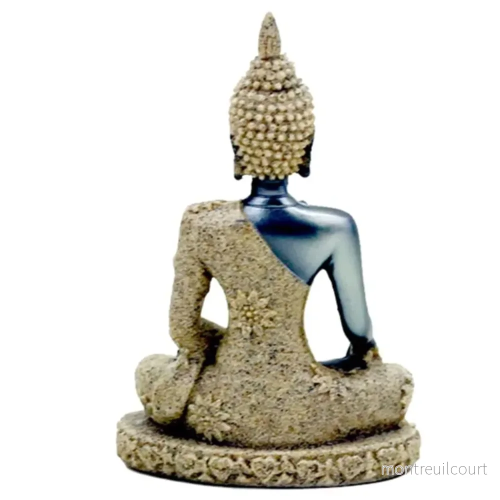 Buddha - statyett silver & sand - Bild 3