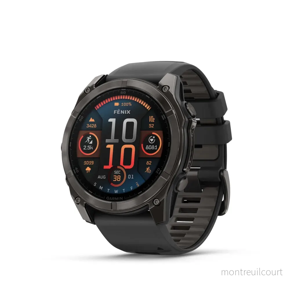 Garmin fenix 8 – Amoled Sapphire 51 mm Carbon Gray DLC Titanium Garmin fenix 8 – Amoled Sapphire 51 mm Carbon Gray DLC Titanium