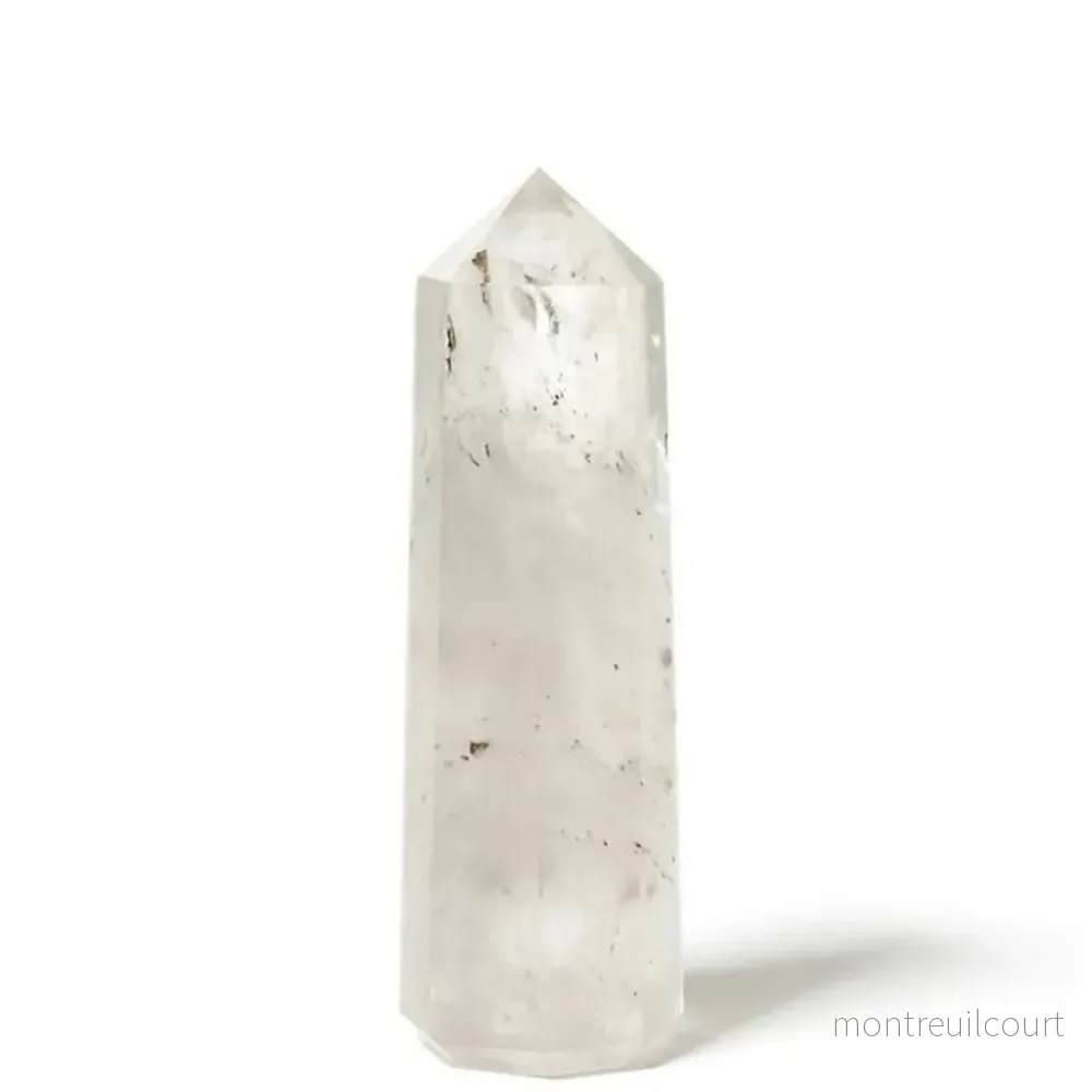 Bergskristall spets - slipad obelisk / torn - Bild 2