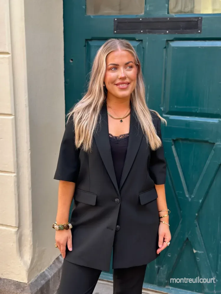 SELECTED FEMME – RITA SS RELAXED BLAZER – BLACK SELECTED FEMME – RITA SS RELAXED BLAZER – BLACK