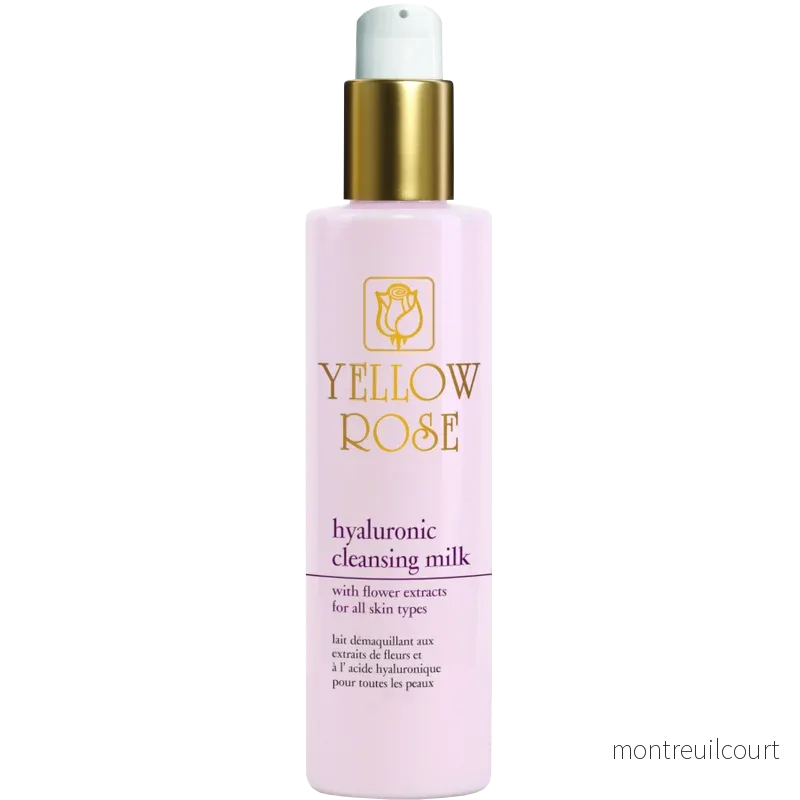 Yellow Rose HYALURONIC Cleansing Milk Lotion with flower extract, 200 ml Yellow Rose HYALURONIC Cleansing Milk Lotion with flower extract, 200 ml