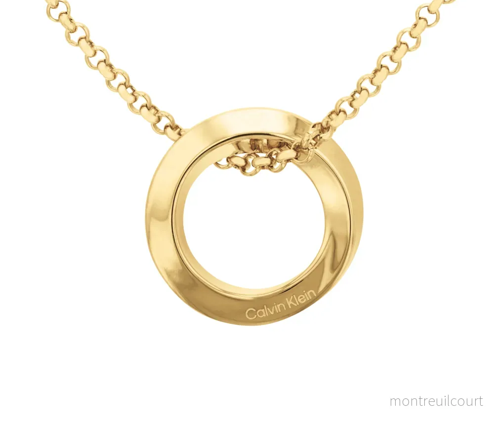 Calvin Klein Twisted Ring Necklace