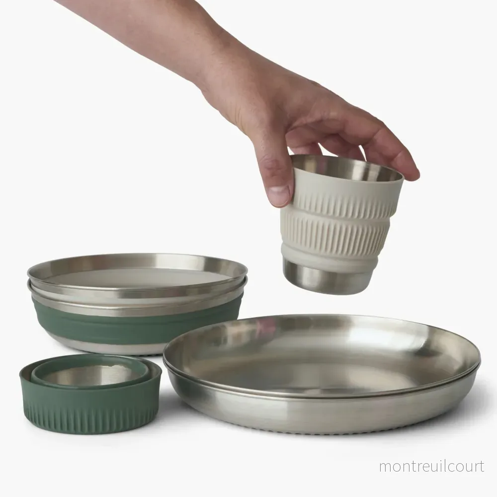 Sea to Summit Detour Stainless Steel Collapsible Dinnerware Set - Bild 2
