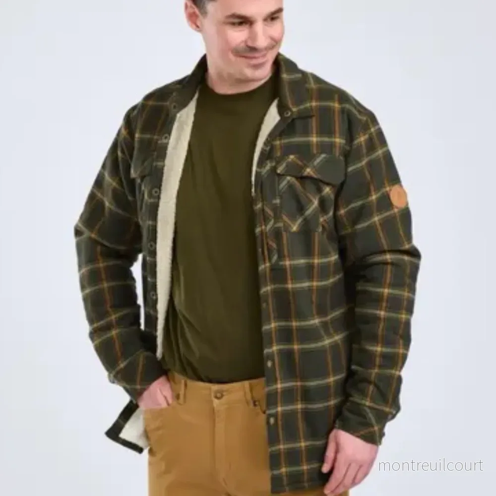 Pinewood Pile Overshirt Grön/ Bronze - Bild 3