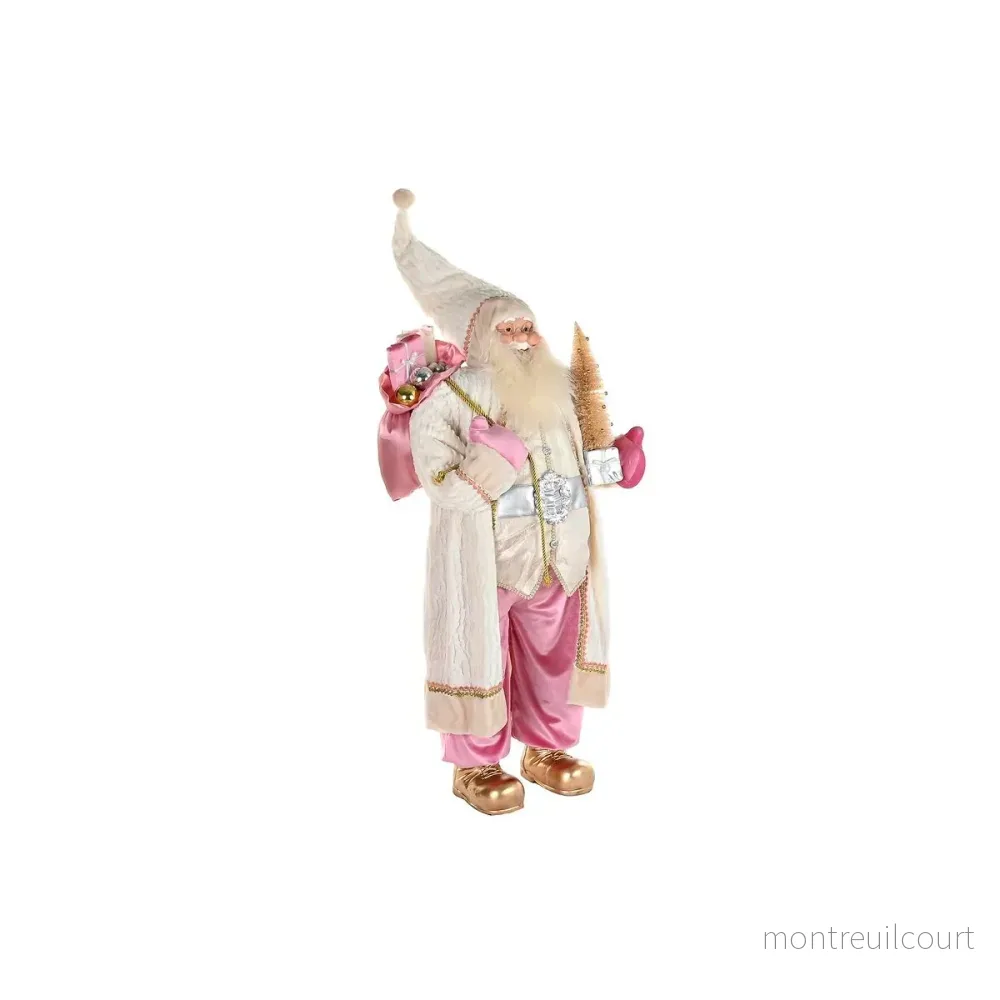 Elegant tomte i Rosaskimrande dräkt 124 cm Elegant tomte i Rosaskimrande dräkt 124 cm