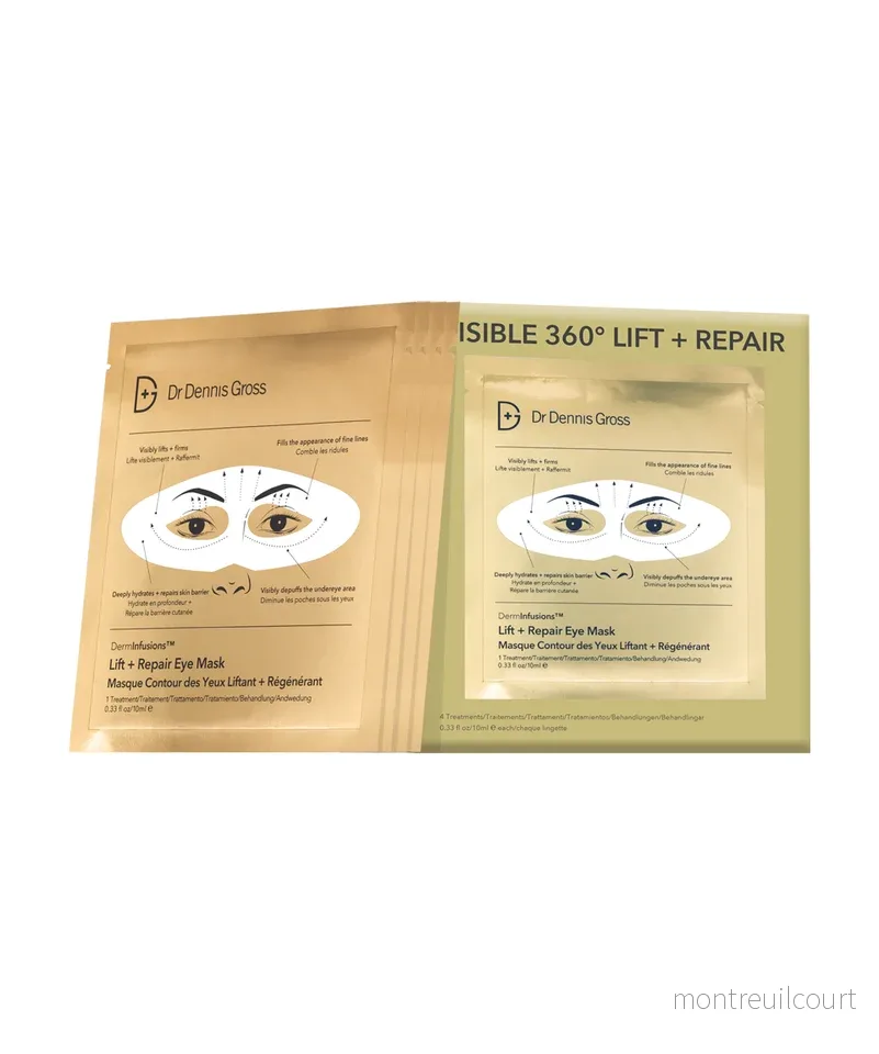 Dr Dennis Gross DermInfusions Lift+Repair Eye Mask 4-PACK