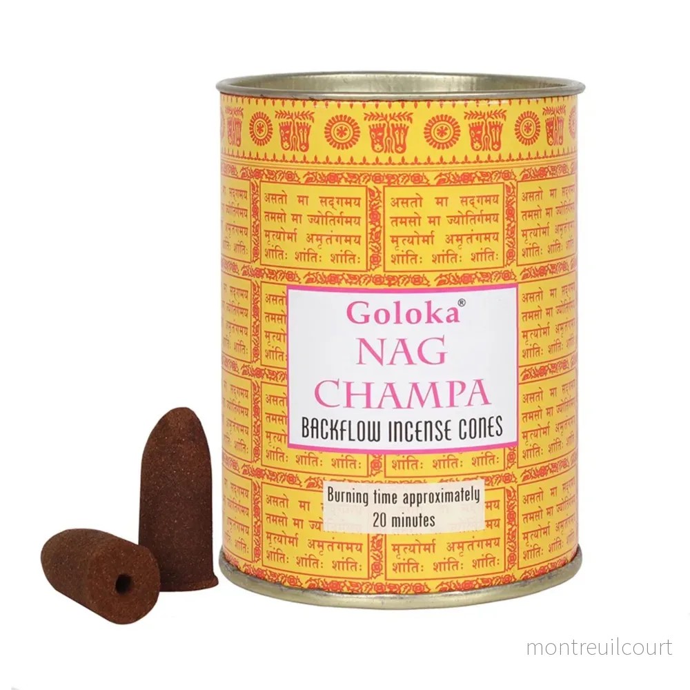 Backflow rökelsekoner – Goloka Nag Champa (storpack) Backflow rökelsekoner – Goloka Nag Champa (storpack)
