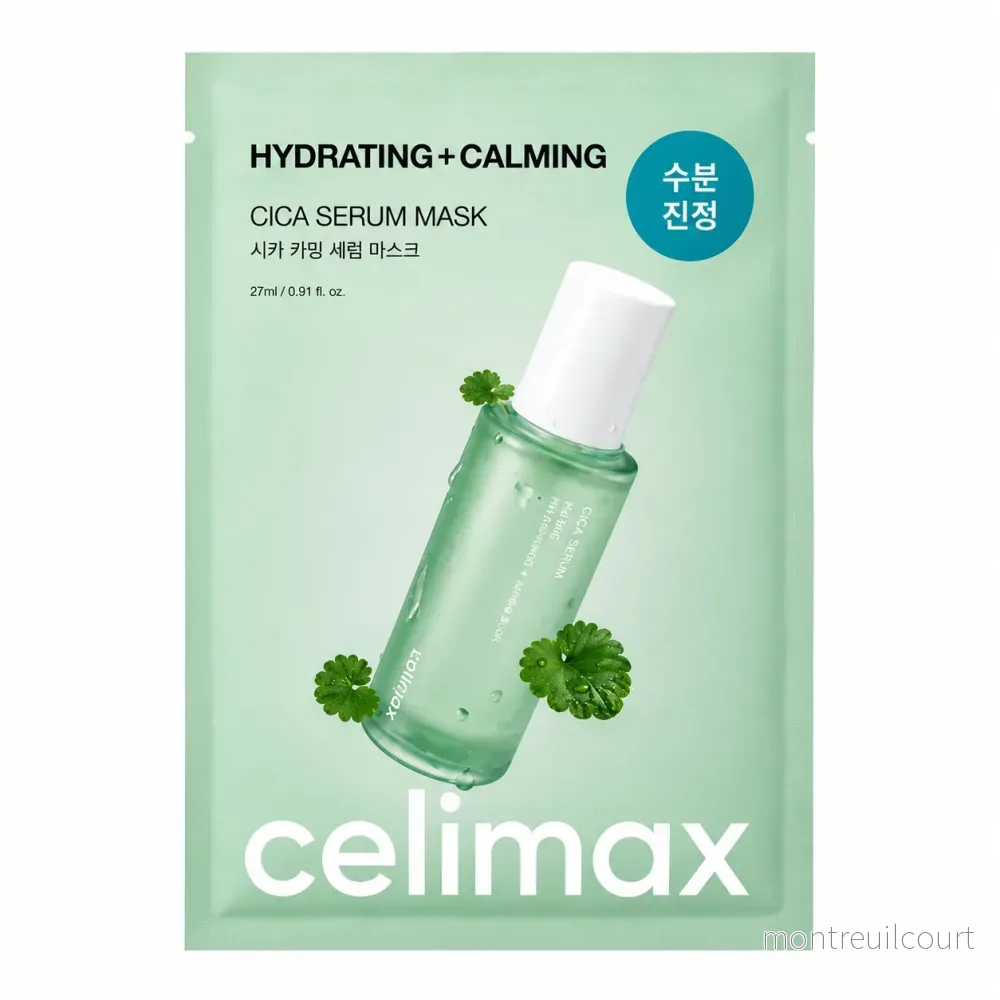 Celimax Real Cica Calming Ampoule Mask 27ml Celimax Real Cica Calming Ampoule Mask 27ml