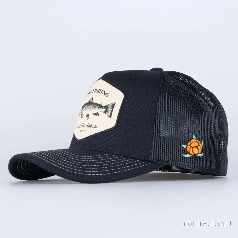 SQRTN Catch Trucker Keps – Hooked Black