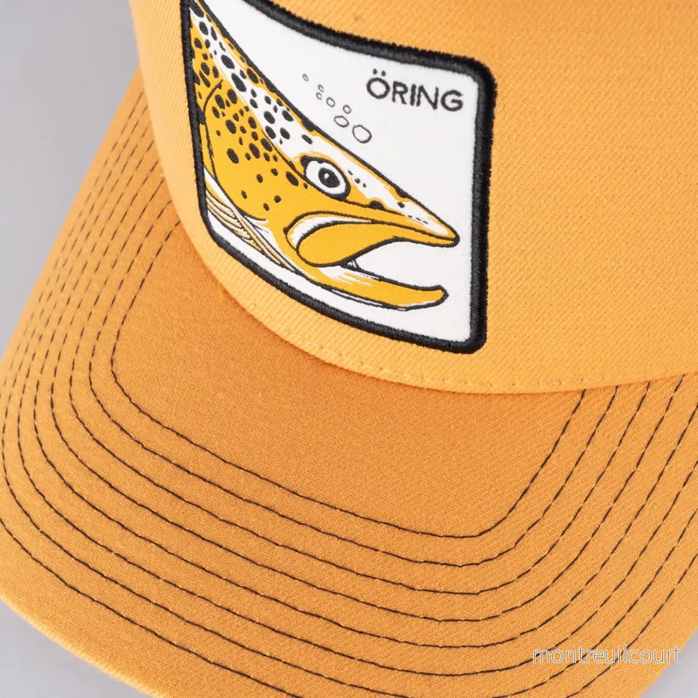 SQRTN Öring Trucker Keps - Hooked Mustard - Bild 3