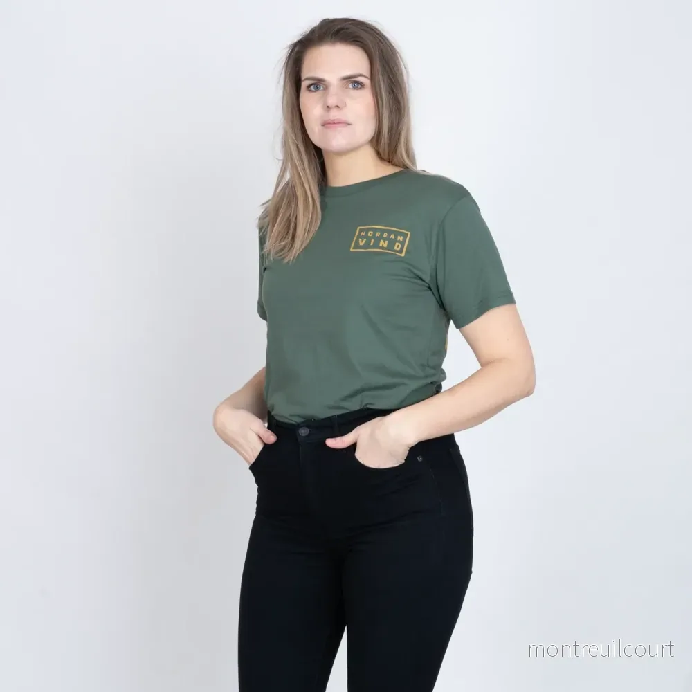 SQRTN Nordanvind T-Shirt - Stone Olive - Bild 3