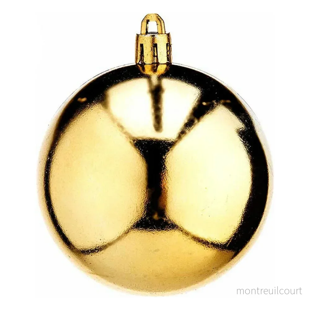 12 st Julgranskulor Gyllene Ø 7 cm 12 st Julgranskulor Gyllene Ø 7 cm