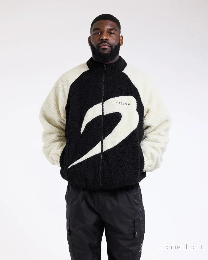 Walker Sherpa Jacka – Svart/Cream