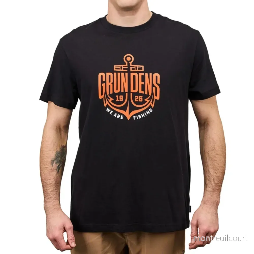 Grundéns Logo Anchor SS T-shirt Black - Bild 3