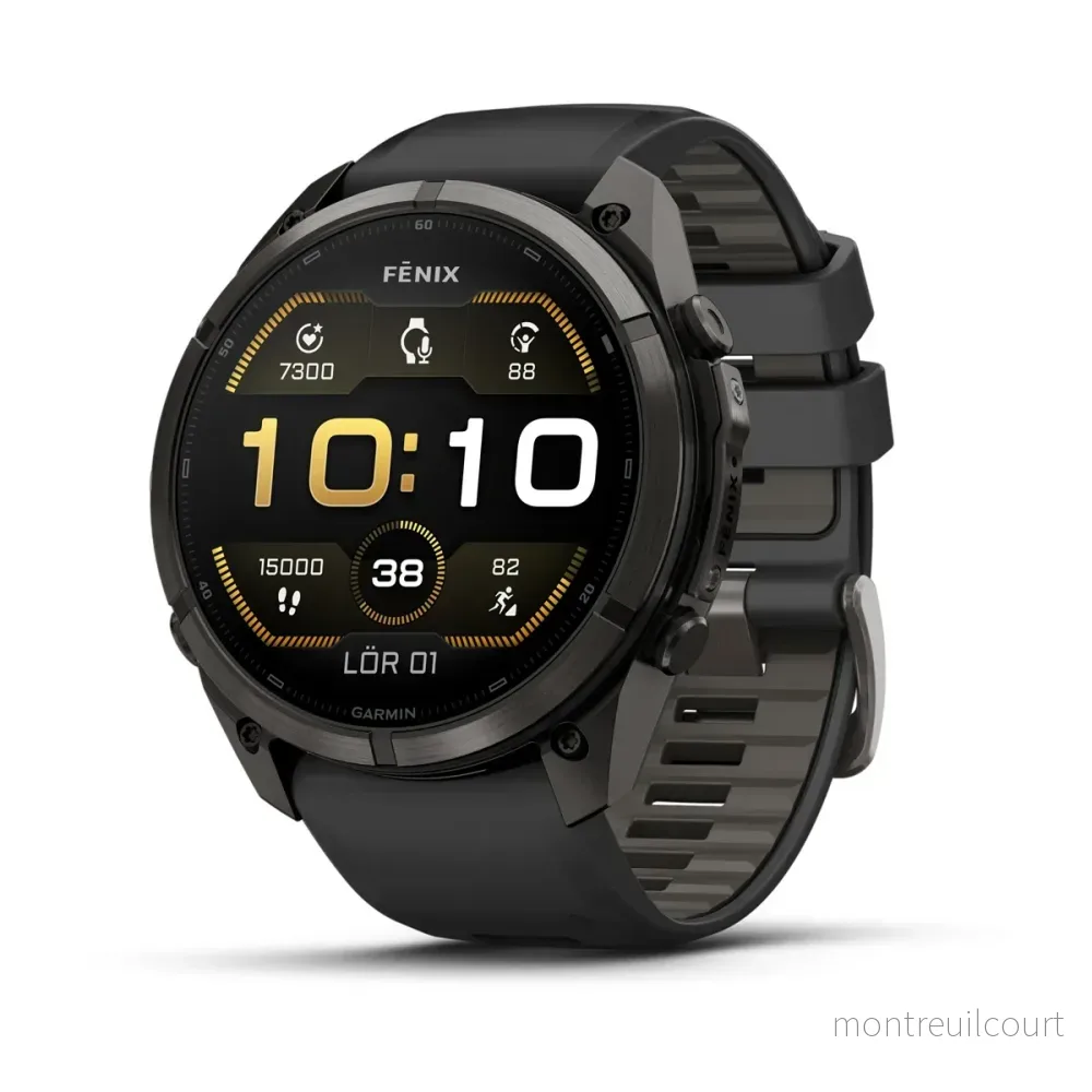 Garmin fēnix 9 Pro – AMOLED 51 mm Sapphire Carbon Gray DLC Titanium