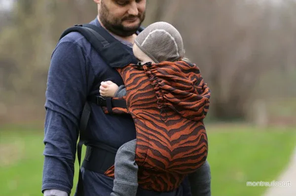 Yaro Flex - Panel Toddler - Tiger Black Orange - Bild 3